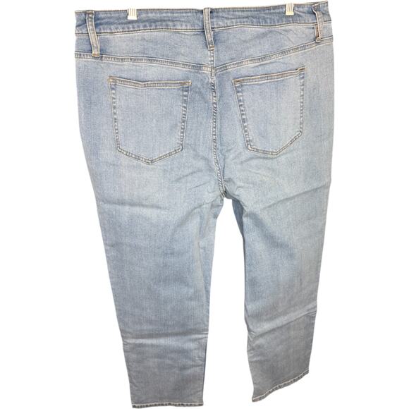 Candace Cameron Bure Jeans 20W TALL  NWT Light Wash Stretch Denim Mid Rise - Picture 7 of 10